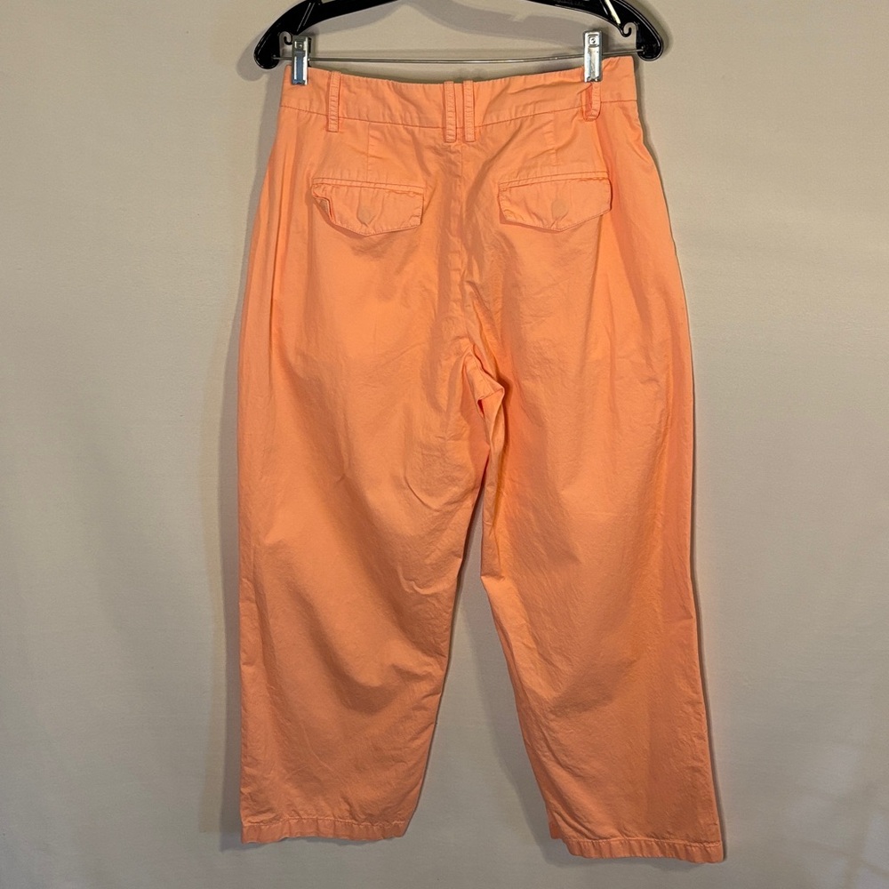 J. Crew Wide-Leg Essential Pant Cotton Poplin Size 4 - Picture 6 of 8
